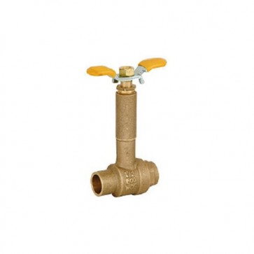 Long Bonnet Ball Valve Lead Free 3/4"